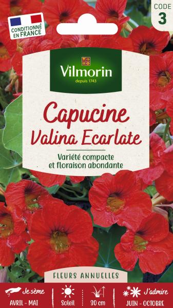 Fleurs - Capucine Valina Écarlate - PACKAGING_RECTO